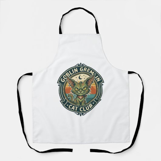 Tablier Conception de chat mignon de lutin gremlin - Gobel (Recto)