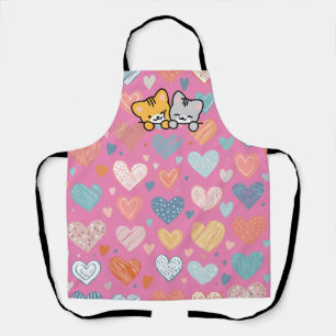 Tablier Conception de chaton adorable pour amateur de chat