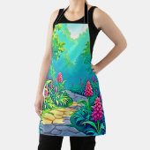 Tablier Conception de chemin de jardin magique (Insitu)