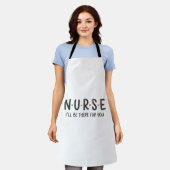 Tablier Conception de chemise de citation d'infirmière Gra (Porté)