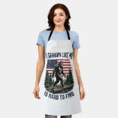 Tablier Conception de chemise de drapeau américain vintage (Porté)