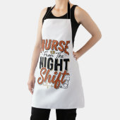 Tablier Conception de chemise de nuit de garde d'infirmièr (Insitu)