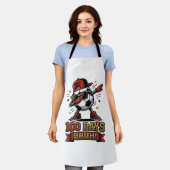 Tablier Conception de chemise de soccer Dabbing 100 jours (Porté)
