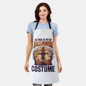 Tablier Conception de chemise de sorcière de citrouille de (Porté)