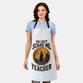 Tablier Conception de chemise d'école effrayante de profes (Porté)