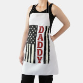 Tablier Conception de chemise Drapeau Américain Papa en dé (Insitu)