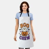 Tablier Conception de chemise Halloween Citrouille Fantôme (Porté)