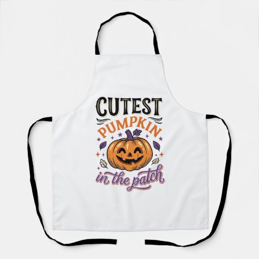 Tablier Conception de chemise Halloween Citrouille la plus (Recto)