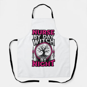 Tablier Conception de chemise Halloween Sorcière de nuit I