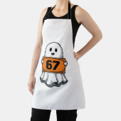 Tablier Conception de chemise Halloween Vintage Ghost Numb (Insitu)