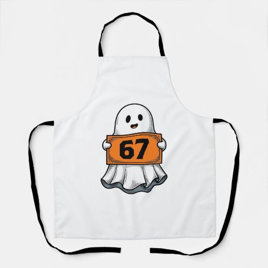 Tablier Conception de chemise Halloween Vintage Ghost Numb (Recto)