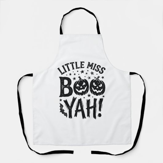 Tablier Conception de chemise Halloween vintage Little Mis (Recto)