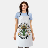 Tablier Conception de chemise Nacho Average Nurse Cactus F (Porté)