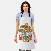 Tablier Conception de chemise Nacho Average Nurse Cinco De (Porté)