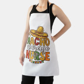 Tablier Conception de chemise Nacho Average Nurse Cinco De (Insitu)