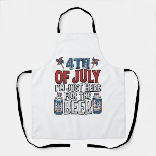 Tablier Conception de chemise patriotique vintage de bière