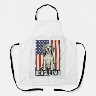 Tablier Conception de chemise pour chien vintage patriotiq