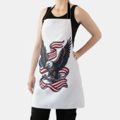 Tablier Conception de chemise vectorielle aigle patriotiqu (Insitu)