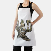 Tablier Conception de chemise vectorielle Camo Papa Canard (Insitu)