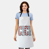 Tablier Conception de chemise vectorielle de nom CICI patr (Porté)