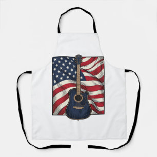 Tablier Conception de chemise vectorielle drapeau patrioti
