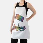 Tablier Conception de chemise vectorielle Gaymer Rainbow G (Insitu)