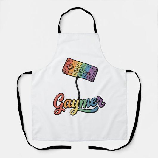 Tablier Conception de chemise vectorielle Gaymer Rainbow G (Recto)