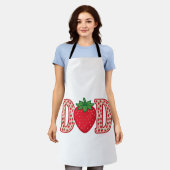 Tablier Conception de chemise vectorielle lettrage fraise (Porté)