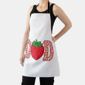 Tablier Conception de chemise vectorielle lettrage fraise (Insitu)