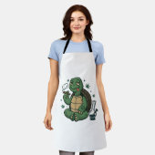 Tablier Conception de chemise vectorielle tortue stoner vi (Porté)
