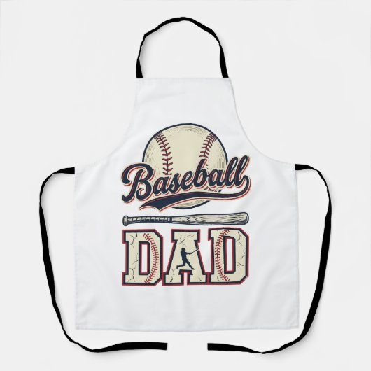 Tablier Conception de chemise vectorielle Vintage Baseball (Recto)