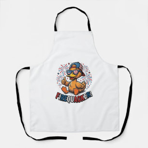Tablier Conception de chemise vintage canard patriotique F