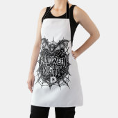 Tablier Conception de chemise vintage Halloween Night Bat (Insitu)