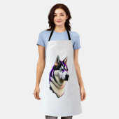 Tablier Conception de chiens Husky (Porté)