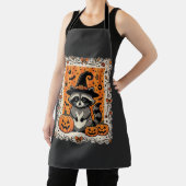Tablier Conception de citrouille d'Halloween de raton lave (Insitu)
