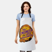 Tablier Conception de citrouille vintage Halloween aime l' (Porté)