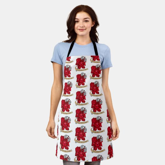 Tablier Conception de dés barbares (Porté)