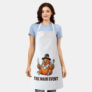 Tablier Conception de dindon de Thanksgiving The Main Even