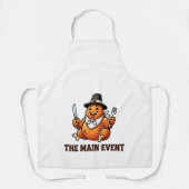 Tablier Conception de dindon de Thanksgiving The Main Even (Recto)