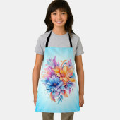 Tablier Conception de fleurs florales aquarelle-24683 (Insitu)