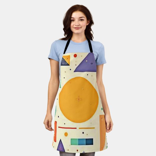 Tablier Conception de formes géométriques Abstraites (Porté)