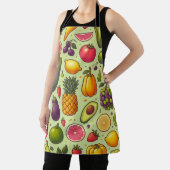 Tablier Conception De Fruits Et Légumes Arrière - plans Ve (Insitu)