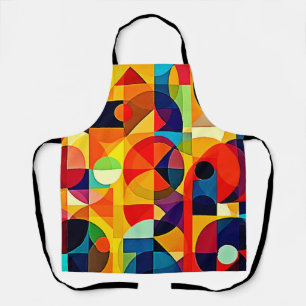 Tablier Conception de géométrie de couleur Bauhaus