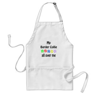 Tablier Conception de la promenade Collie Bordure