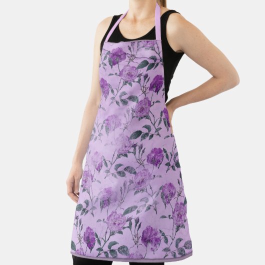 Tablier Conception de la série Floral Violet Délabré 2 (Insitu)