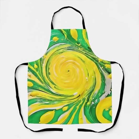 Tablier Conception de la tornade citron (Recto)