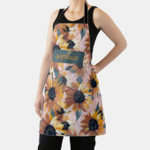 Tablier Conception de l'aquarelle de tournesol (Insitu)