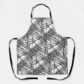 Tablier Conception de l'effet de maillage en ligne noire (Recto)