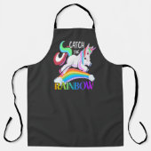 Tablier Conception de licorne arc-en-ciel Catch (Recto)