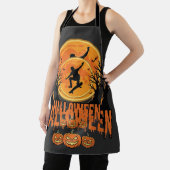 Tablier Conception de Lune de Skateboard Halloween Hallowe (Insitu)